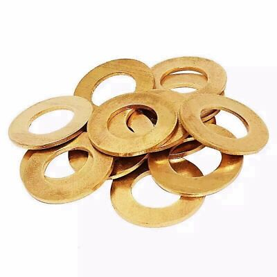 #ad 2PCS Brass Washer Copper Pad Meson Shim Gasket For Benchmade 535 Bugout Knife C $2.66