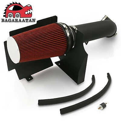 #ad Black Cold Air Intake System Heat Shield Filter for GMC Silverado 99 06 Chevy $55.50