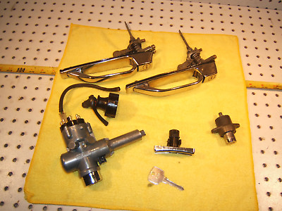 #ad Mercedes Early W116 ignition Assembly glove Box doorsTrunk 5 Locks amp; 1 Key $719.00