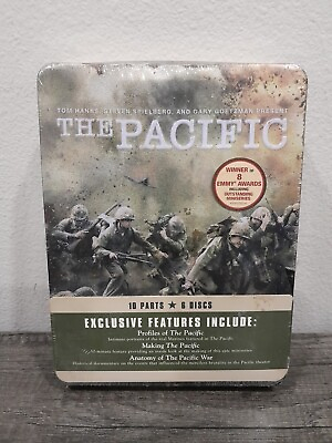 #ad #ad The Pacific Complete 10 Part Tom Hanks HBO Miniseries BRAND NEW 6 DISC DVD SET $20.00