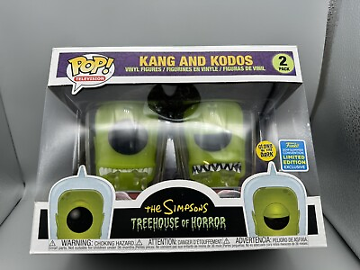 #ad Funko Pop Simpsons Treehouse of Horror Kang and Kodos SDCC Exclusive 2 Pack NIB $73.95