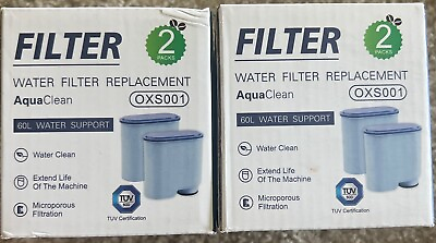 #ad #ad NEW Aqua Clean Water Coffee Filter Replacement #OXS001 2 Packs Of 2 $14.99