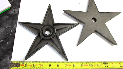 #ad #ad 9 LARGE CAST IRON TEXAS STAR ANTIQUE BUILDING WASHER $64.99