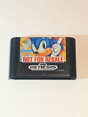 #ad Sonic the Hedgehog Sega Genesis 1991 Very Good NTSC $14.97