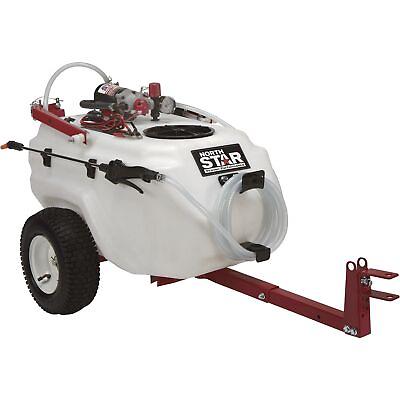 #ad #ad NorthStar Tow Behind Trailer Boom Broadcast and Spot Sprayer — 21 Gallon 2.2 $349.99