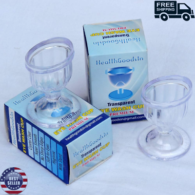 #ad Eye Wash Cup Set Of 2 Easy amp; Comfortable To Use Washer Cleaning Cleanser Design $9.45