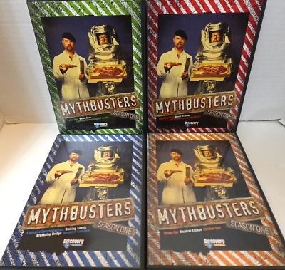 #ad Mythbusters DVD lot 4 volumes Discovery Channel $8.00