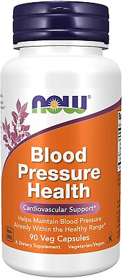 #ad NOW Blood Pressure Health 90 Veg Caps $20.99
