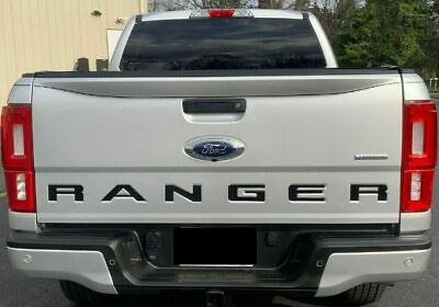 #ad BLACK Tailgate Insert Letters Decal Vinyl Stickers for Ford Ranger 2019 2023 New $9.95