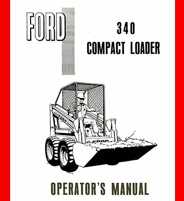#ad 340 Track Loader Compact Operator#x27;s Instruction Manual Fits Ford 340 $19.18