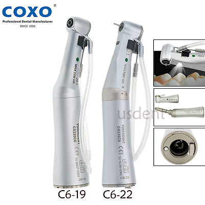#ad COXO Dental Fiber Optic Surgical Implant Handpiece 20:1 Contra Angle Low Speed $335.74
