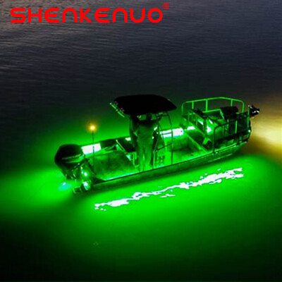#ad Night Fishing Underwater Fishing Light 15000 LUMENS Green LED Boat Bright Strip $14.79