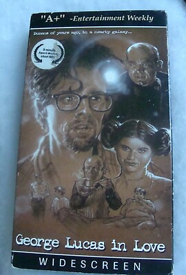 #ad VTG 1999 George Lucas In Love VHS Used Star Wars $3.99