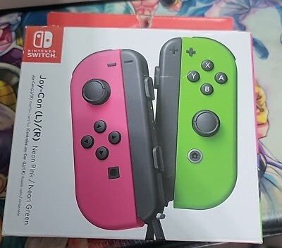 #ad Nintendo Switch Joy Con Controller Pair Neon Pink Neon Green $54.97