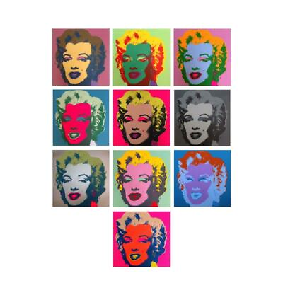 #ad #ad Andy Warhol quot;Classic Marilyn Portfolioquot; Sunday B Morning Fine Art Silk Screen $7250.00
