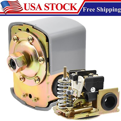 #ad Universal 40 60 PSI Well Water Pump Pressure Control Switch Double Spring Pole $14.98