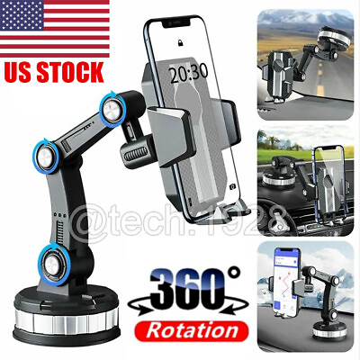 #ad Car Truck Mount Phone Holder Stand Dashboard Windshield For Cell Phone Universal $12.96