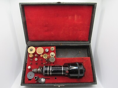 #ad VTG Craftsman Electric 1 Speed Rotary Tool 117.2101 w Accessories Parts Repair $29.95