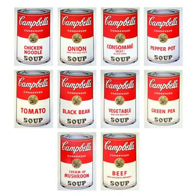 #ad #ad Andy Warhol quot;Soup Can Series Iquot; Sunday B Morning Fine Art Silk Screen $7250.00