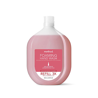 #ad Foaming Hand Soap Refill Pink Grapefruit Recyclable Bottle Biodegradable For $7.84