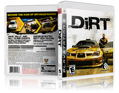 #ad #ad Dirt Replacement  PS3 Cover and Case. NO GAME $11.99