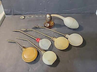 #ad Vintage Lot Of Puffers And DeVilbiss No. 15 Atomizer $39.00