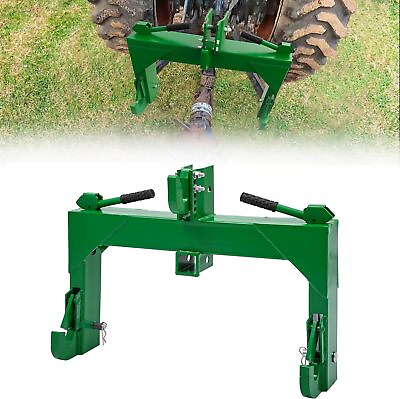 #ad 3 Point Quick Hitch for Cat 1 amp; 2 Tractors W 2quot; Receiver Hitch 3000 LB Steel $158.99