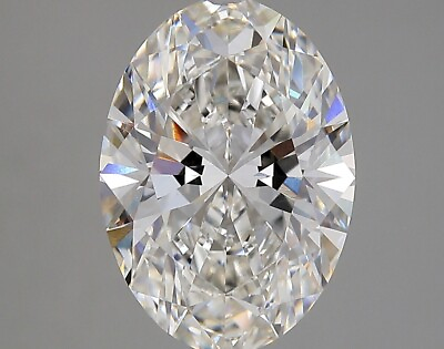 #ad Lab Created Diamond 4.04 Ct Oval H VS1 Quality Very good Cut IGI Certified $1914.75