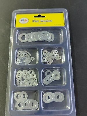 #ad New Flat Washer Assorted washer pack assorted package 7 assorted styles sizes $7.99