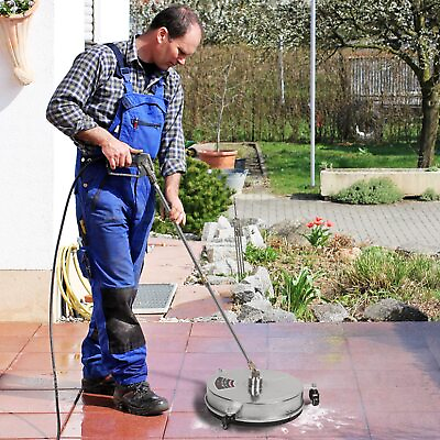 #ad #ad 15quot; Pressure Washer Surface Cleaner Stainless Steel for Driveways Patio 4000 PSI $87.99