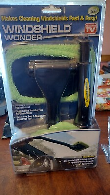 #ad NEW Sealed WINDSHIELD WONDER Cleaner WITH MICROFIBER PADSEEN ON TV $12.00