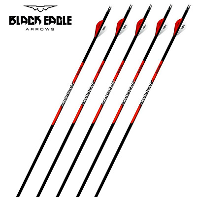 #ad Black Eagle Carnivore Carbon Arrows 300 .003quot; w Blazer Vanes 1 2 Dozen $67.99