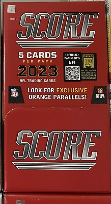#ad 2023 Score Football Gravity Feed Box 48 Sealed Packs 🔥 $89.99