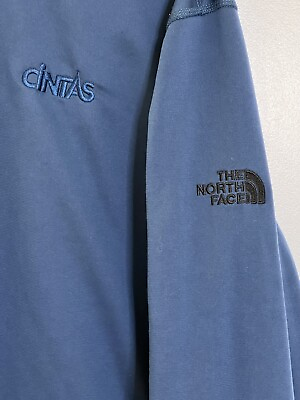 #ad The North Face Jacket Mens XXL Navy Blue 3 4 Zip Long Sleeve Cintas $24.04
