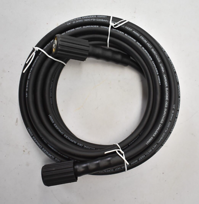 #ad 25#x27; Pressure Washer Hose 1 4quot; Extension Cable Cord Tube High Pressure Black $19.99
