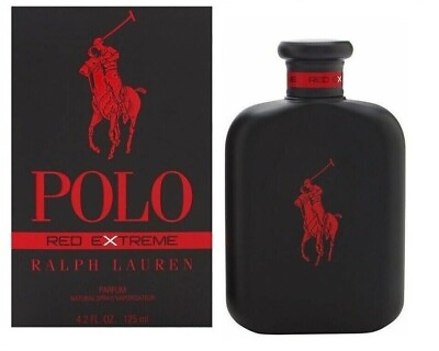 #ad Polo Red Extreme By Ralph Lauren 4.2 oz 125 ml Parfum Spray Men#x27;s New amp; Sealed $74.99