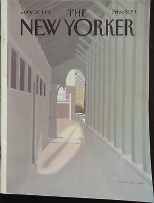 #ad The New Yorker June 30 1986 Gretchen Dow Simpson Cover Complete Magazine $7.81