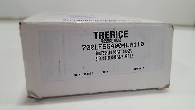 #ad 100 PSI Stainless Gauge Air Water Pressure Liquid Filled Trerice D82LFB 2 1 2quot; $11.50