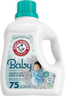 Baby Liquid Laundry Detergent for babies High Efficiency 75 Loads 118.1 Fl oz $18.49