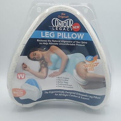 Contour Legacy Leg Pillow Reduce Pressure on Lower Back Knees Back FAST SHPPING $20.95