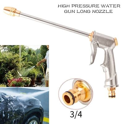 #ad #ad High Pressure Power Gun Water Spray Garden Hose Nozzle Car Clean Washer Tool USA $6.27