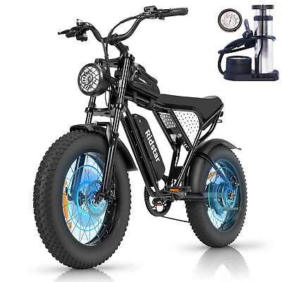 #ad Ridstar 1000W 48V 15Ah Removable Battery 20quot; Tire Dirt Electric Bike for Adults $839.89