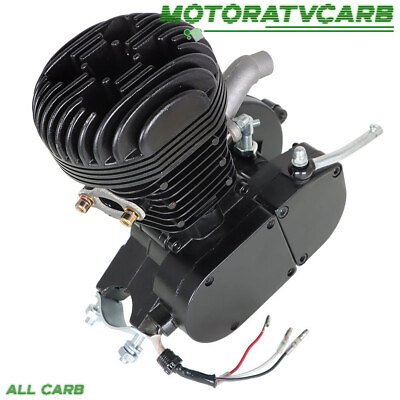 #ad ALL CARB 2 Stroke 100CC Bike Engine ONLY Gas Motor For Motorized Bicycle Bike $75.88