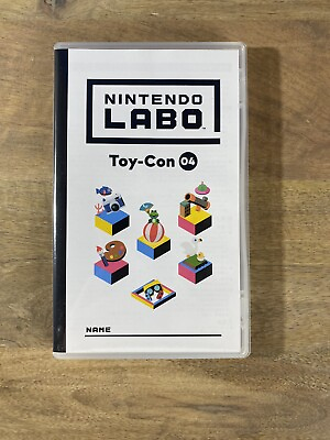 #ad Nintendo LABO: Toy Con 4 Switch; Case And Cartridge Only $15.77