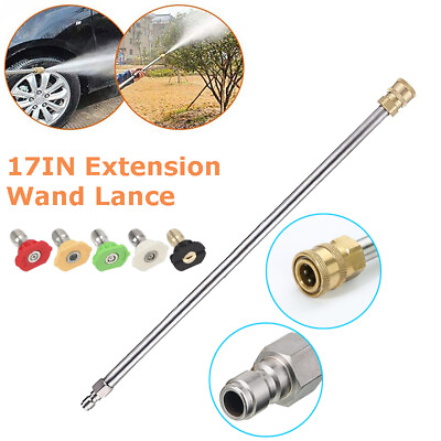 #ad 4000psi Car Power High Pressure Washer Gun Wand Lance Spray Tips Turbo Nozzles $14.99