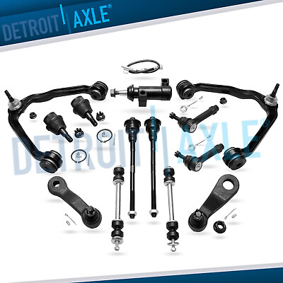 #ad 4WD Front Upper Control Arm Ball Joints Tie Rods for Chevrolet Tahoe GMC Yukon $143.10
