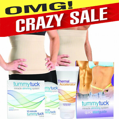 #ad TUMMY TUCK Miracle Slimming System Size 1 2 3 Belt As on TV TRUSTED amp; ORIGINAL $41.58
