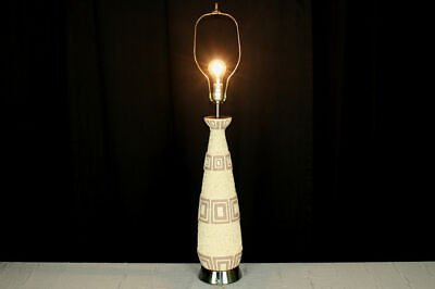 Rare 37quot; FAIP plaster table lamp mid century danish modern F. A. I. P. #ad #ad $35.00