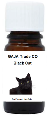 #ad Black Cat Oil 5mL – Luck in Gambling Protection and Love Sealed $7.97