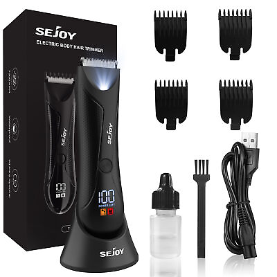 SEJOY Electric Pubic Hair Trimmer Shaver Groin Body Hair Ball Clipper Waterproof #ad #ad $16.99